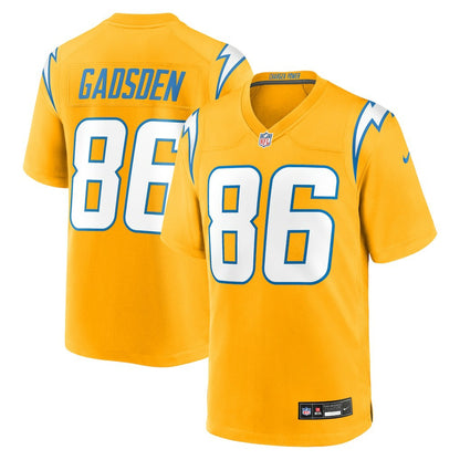 Oronde Gadsden Los Angeles Chargers Alternate Charger Power Game Jersey - Gold | Nike for sale