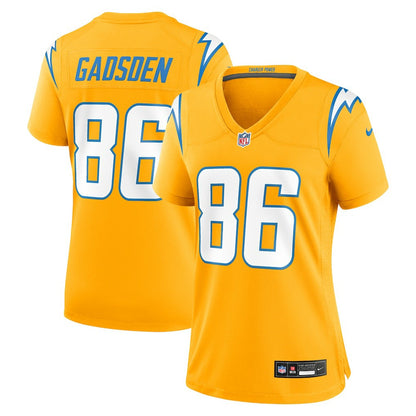 Oronde Gadsden Los Angeles Chargers Women's Alternate Charger Power Game Jersey - Gold | Nike cheap