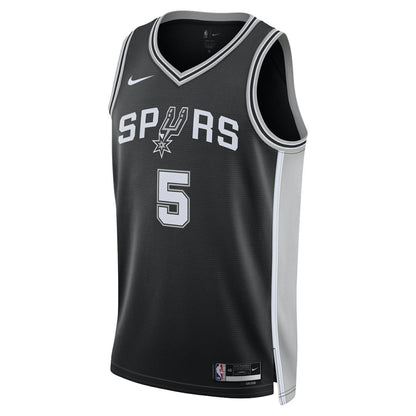 Stephon Castle San Antonio Spurs Unisex Swingman Jersey - Icon Edition - Black | Nike shop