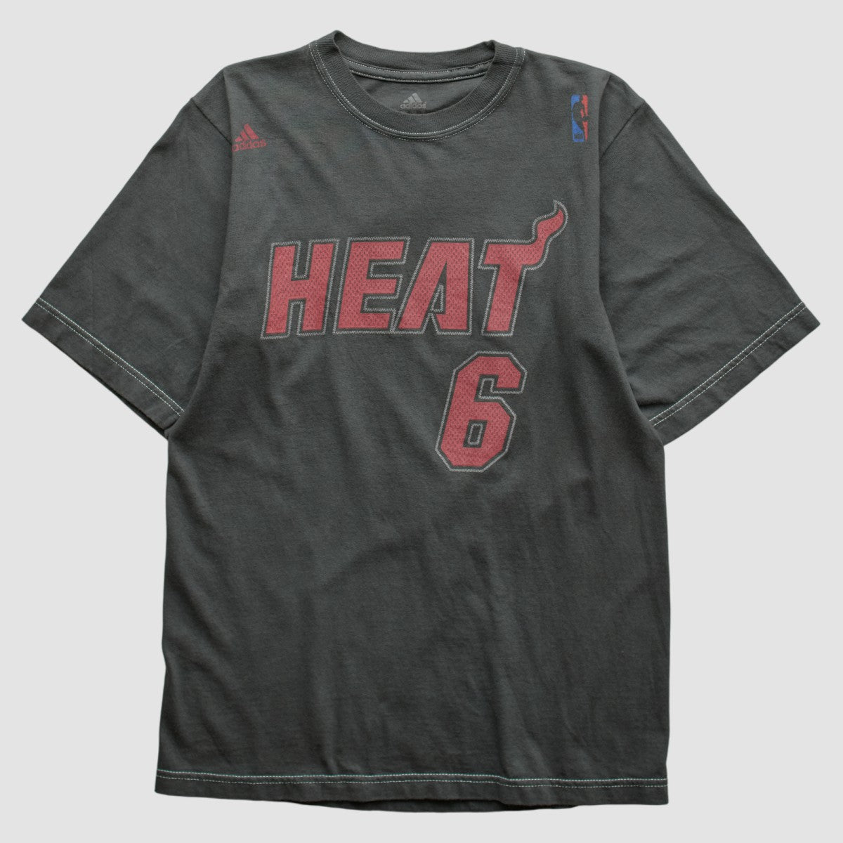 Miami Heat 2010s T-shirt - Charcoal Vintage | Adidas outlet