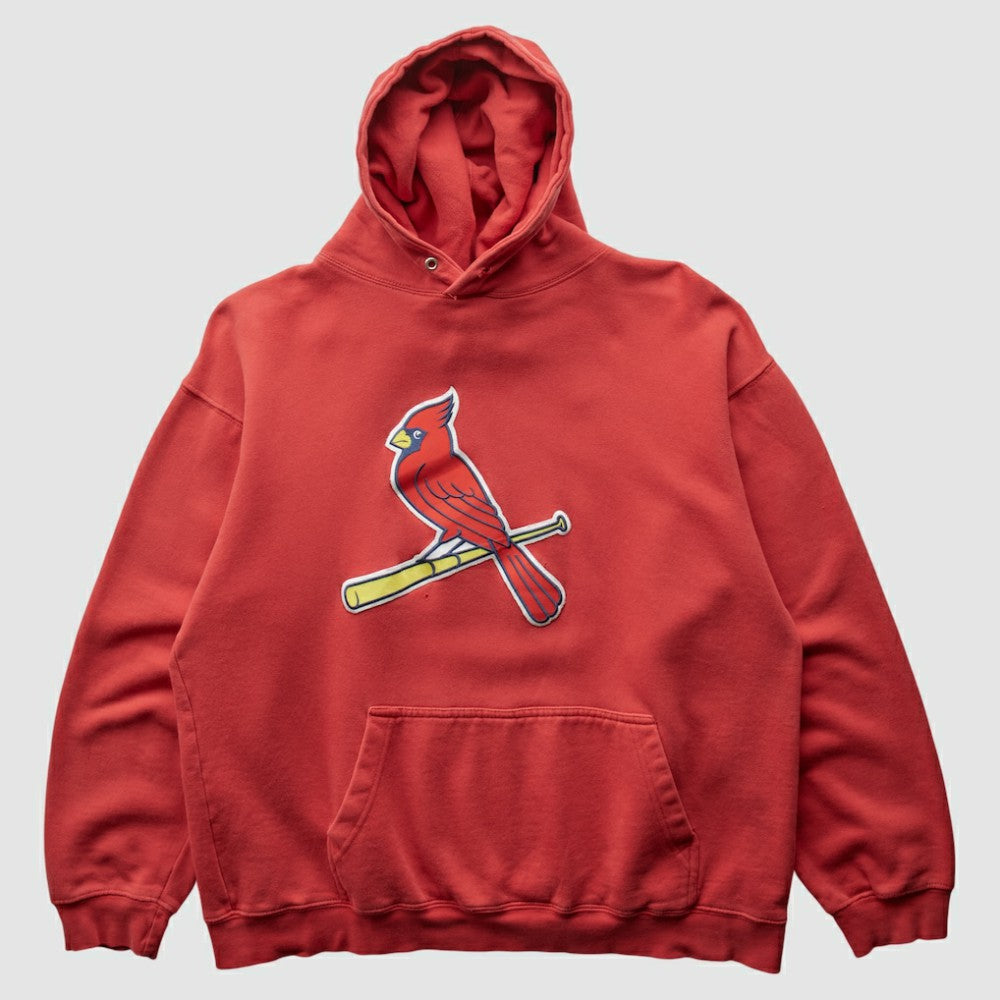 St. Louis Cardinals CSA 2000s Hooded Sweatshirt - Red Vintage