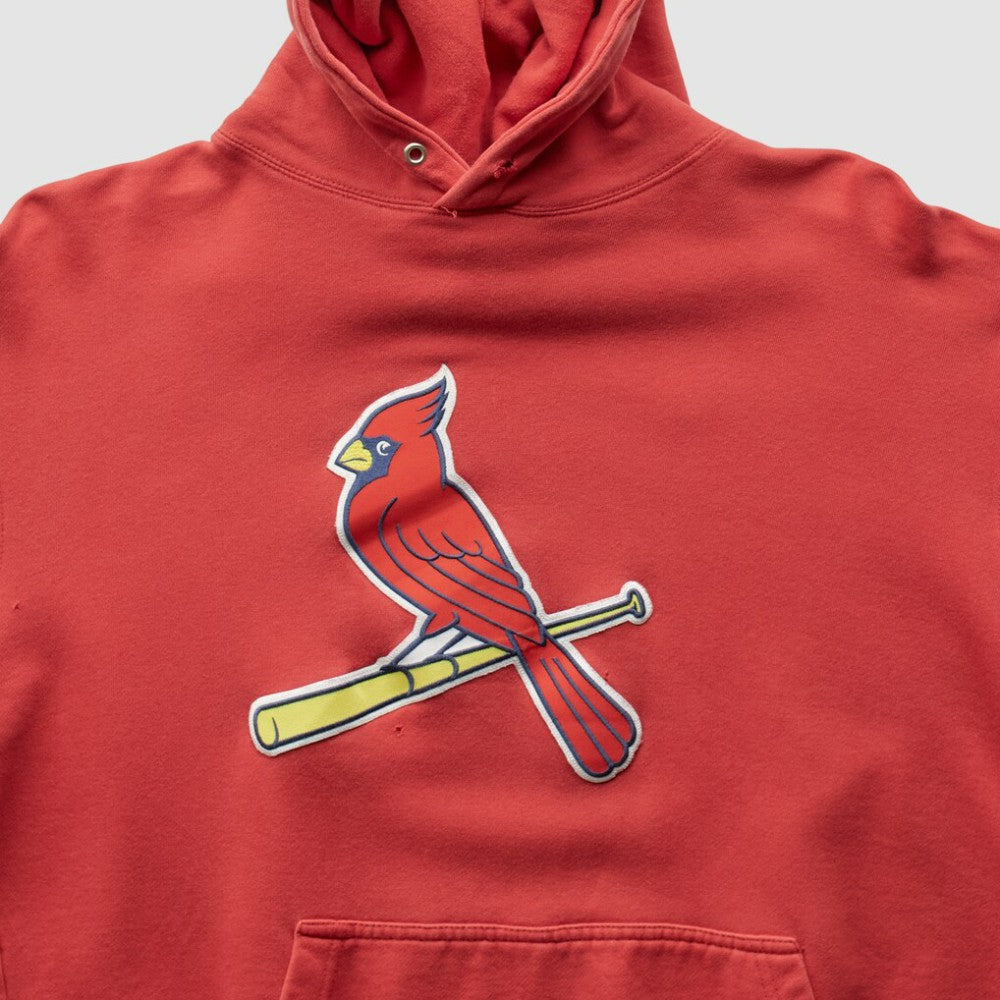 St. Louis Cardinals CSA 2000s Hooded Sweatshirt - Red Vintage
