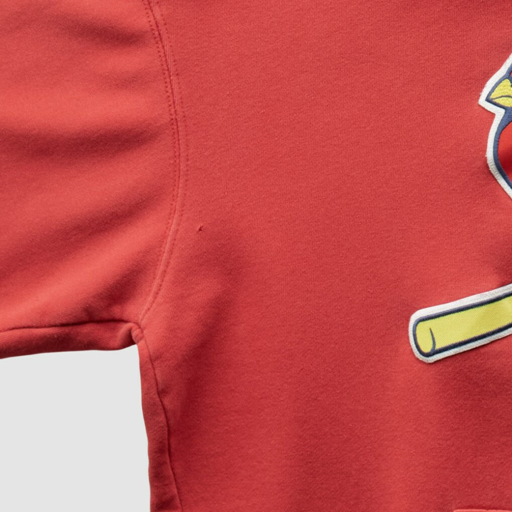 St. Louis Cardinals CSA 2000s Hooded Sweatshirt - Red Vintage