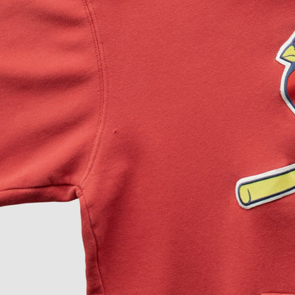 St. Louis Cardinals CSA 2000s Hooded Sweatshirt - Red Vintage