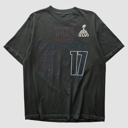 Superbowl XLVI 2012 T-shirt - Charcoal Vintage online