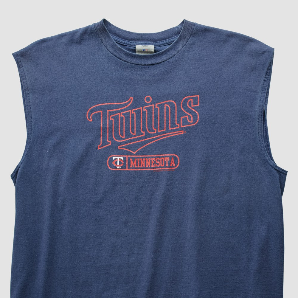 Minnesota Twins MLB 2000s Tank - Navy Vintage
