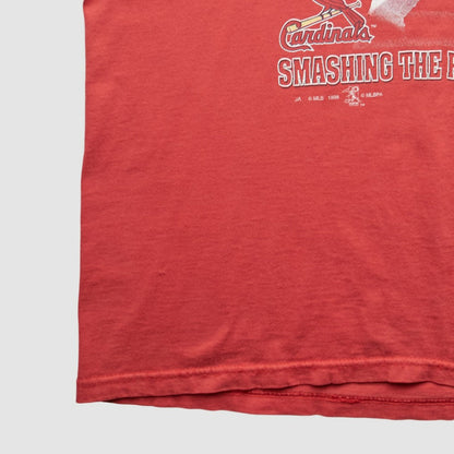 St. Louis Cardinals Hanes 1998 T-shirt - Red Vintage