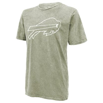 Josh Allen Buffalo Bills Majestic Threads Mineral Wash Name & Number T-Shirt - Moss Green on sale