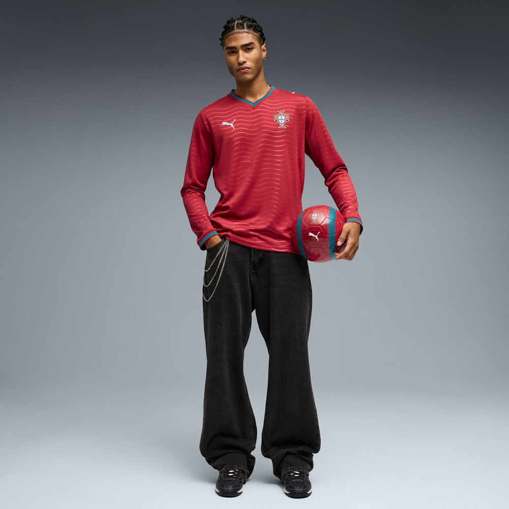 Portugal National Team 2026 Home Replica Long Sleeve Jersey - Red | Puma sale