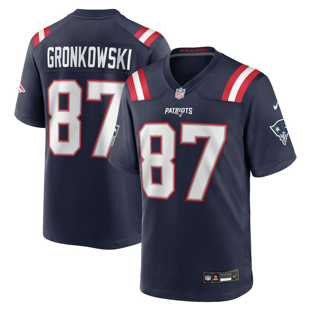 Rob Gronkowski New England Patriots Team Retired Player Game Jersey - Navy | Nike discount