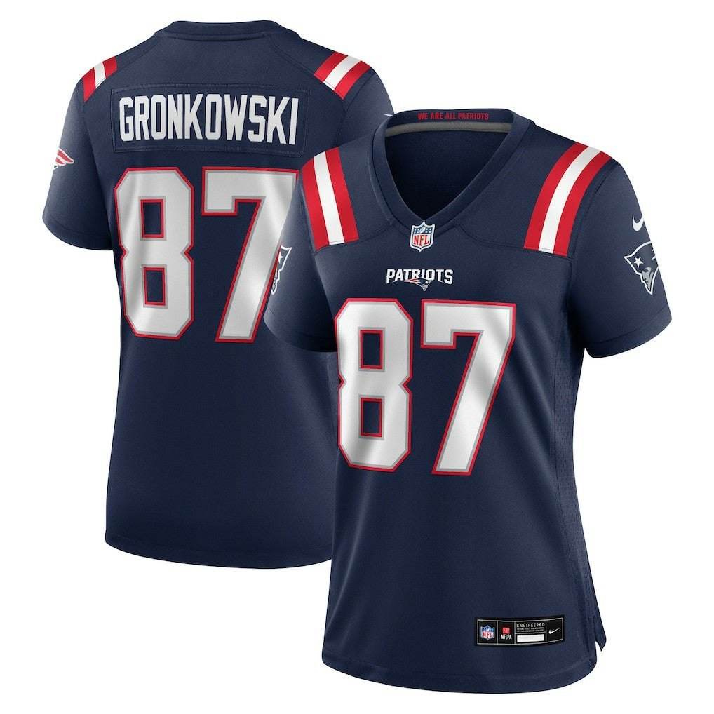Rob Gronkowski New England Patriots Women's Team Retired Player Game Jersey - Navy | Nike online