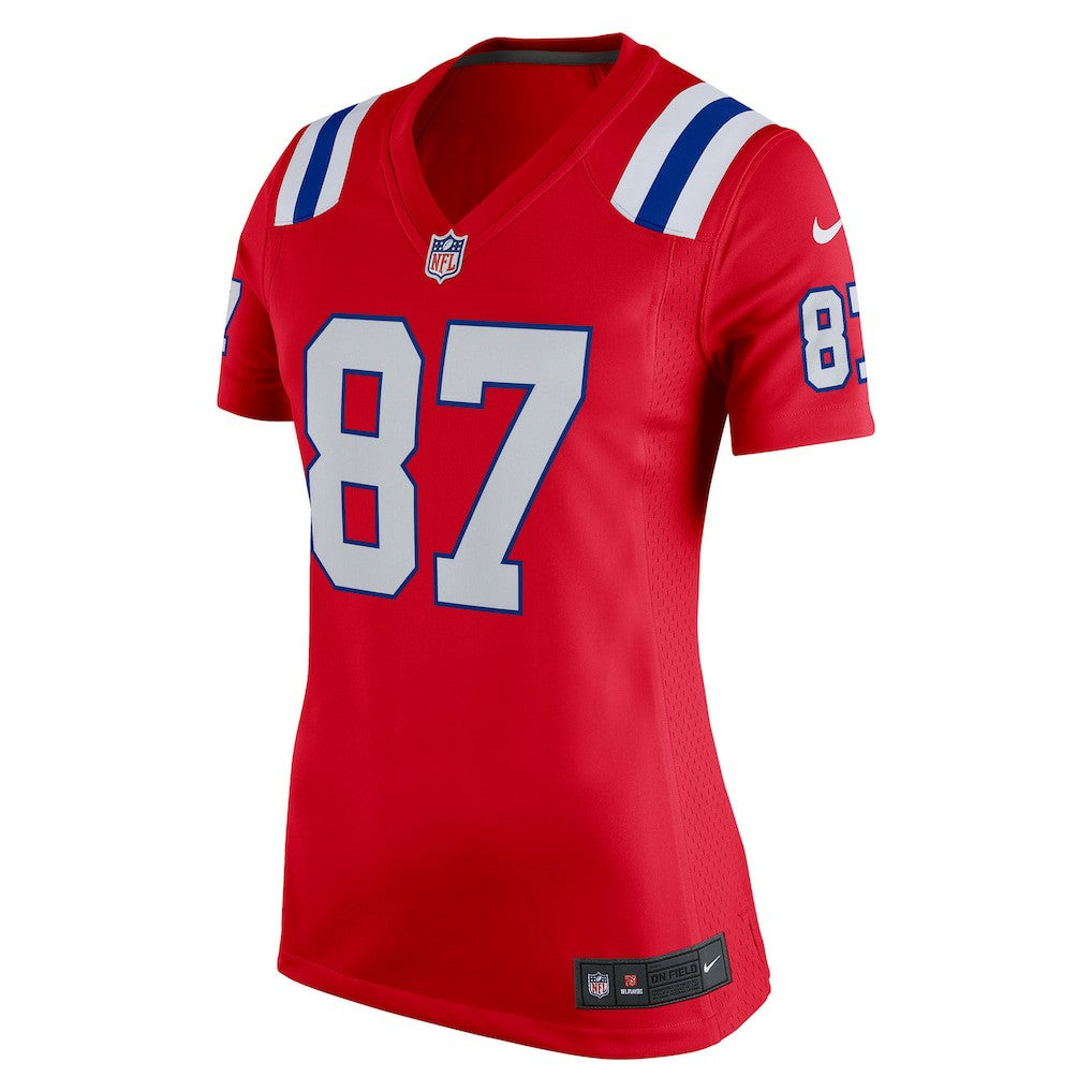 Rob Gronkowski New England Patriots Women's Alternate Retired Player Game Jersey - Red | Nike for sale