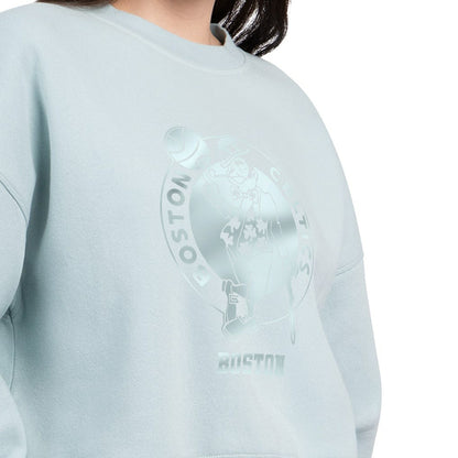 Boston Celtics Starter Women's Pastel Boxy Sweatshirt - Cream shop