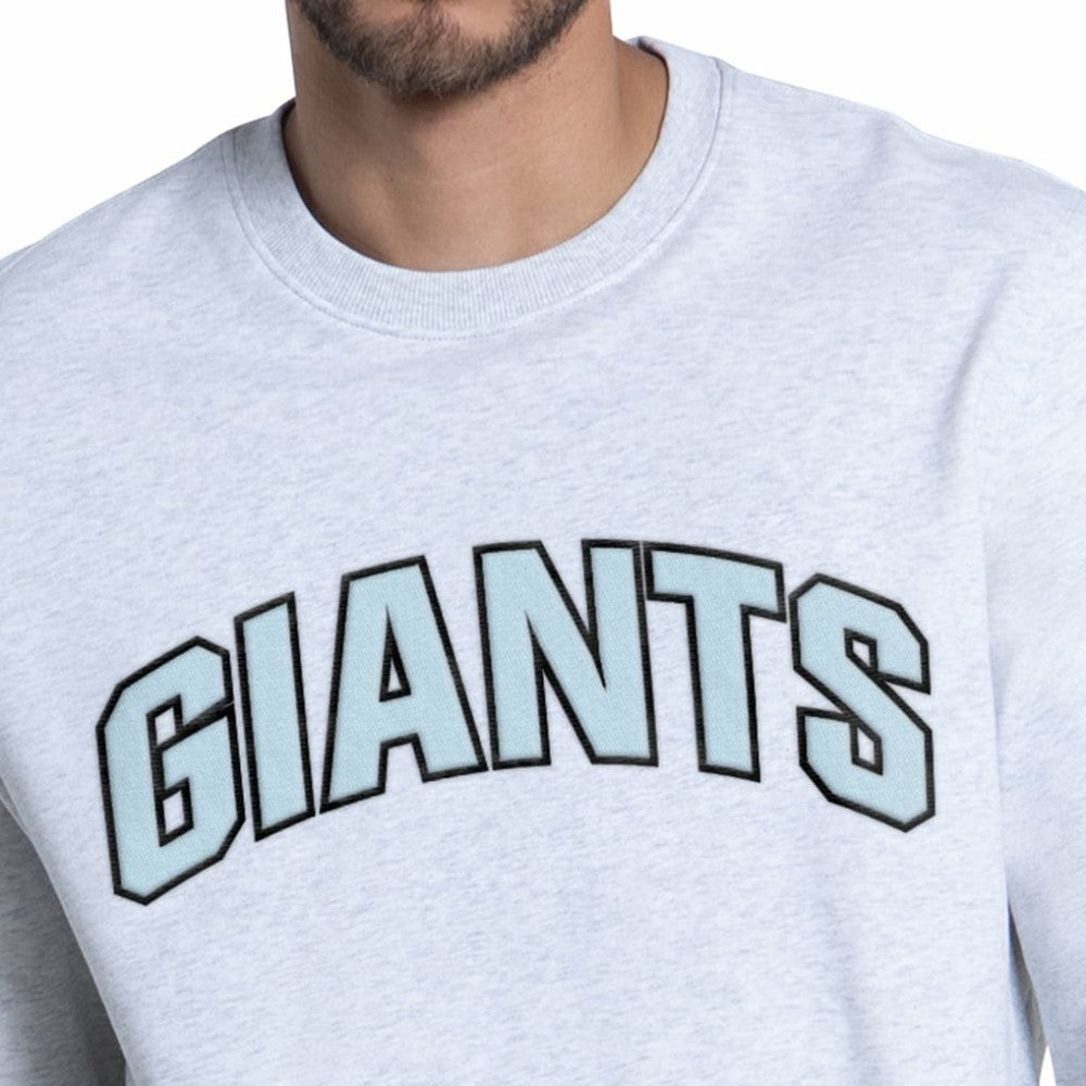 San Francisco Giants Starter Face of Ice Blue French Terry Sweatshirt - Gray