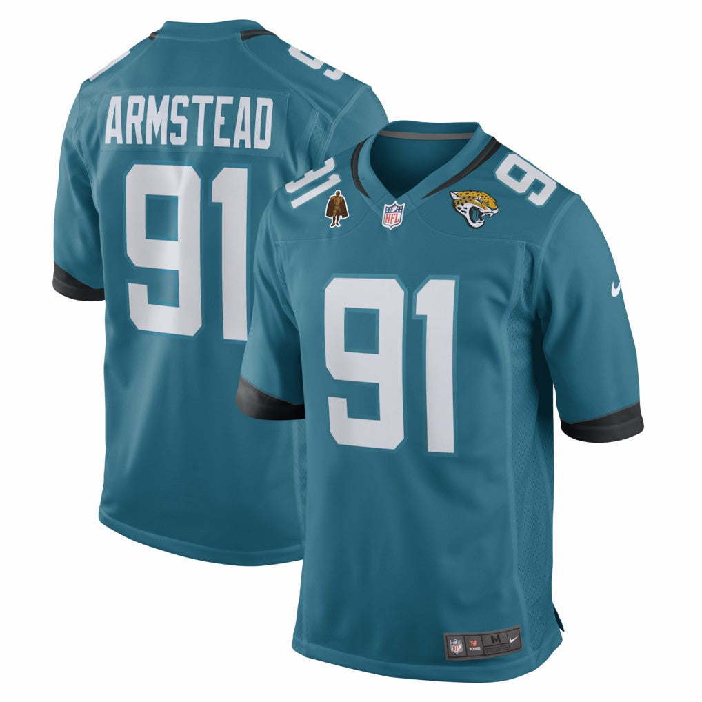 Arik Armstead Jacksonville Jaguars Team Walter Payton Man of the Year Game Jersey - Teal | Nike sale
