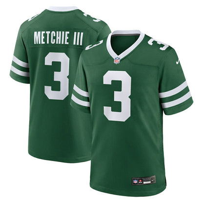 John Metchie III New York Jets Team Game Jersey - Legacy Green | Nike online