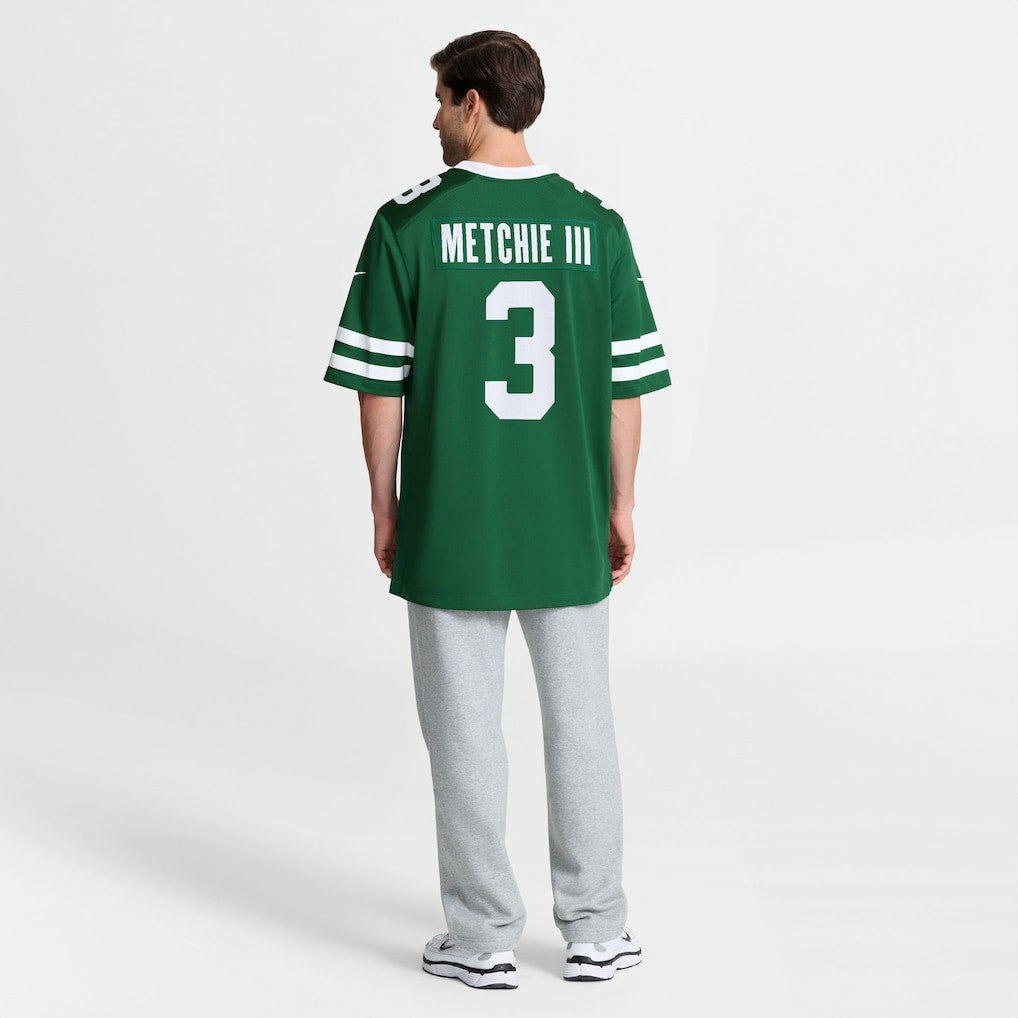 John Metchie III New York Jets Team Game Jersey - Legacy Green | Nike online