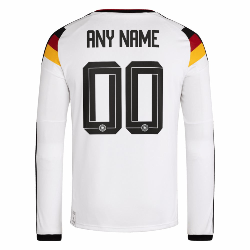 Germany National Team FIFA x World Cup 2026 Home Replica Long Sleeve Custom Jersey - White | Adidas for sale