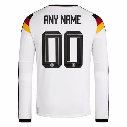 Germany National Team FIFA x World Cup 2026 Home Replica Long Sleeve Custom Jersey - White | Adidas for sale
