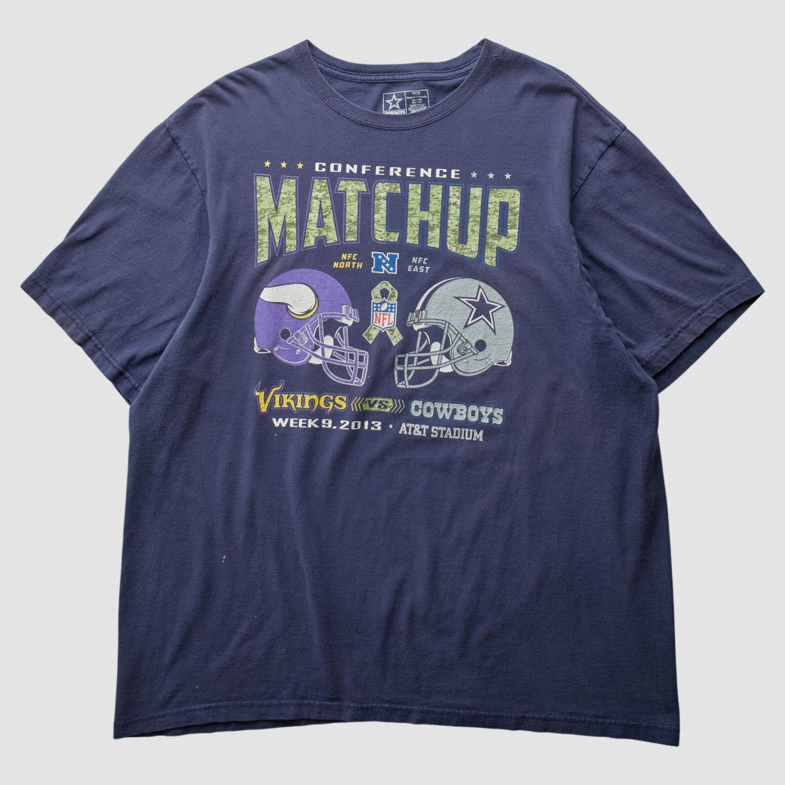 Dallas Cowboys Team Edition Apparel 2013 T-shirt - Navy Vintage sale