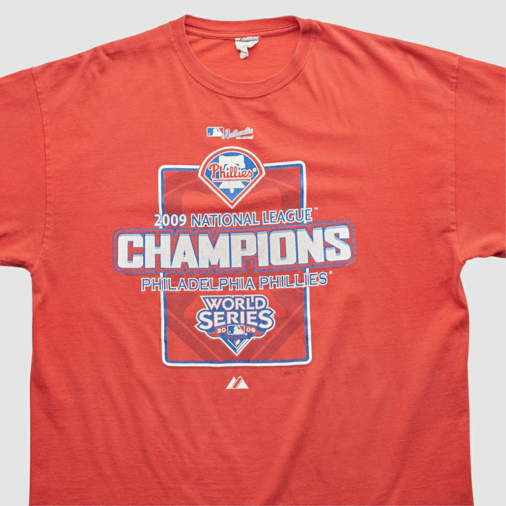Philadelphia Phillies Delta 2009 T-shirt - Red Vintage