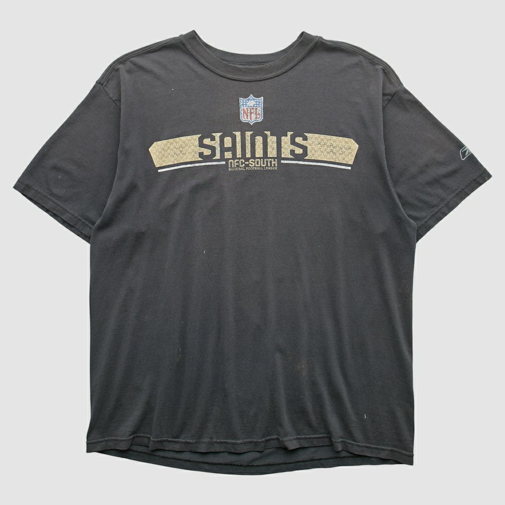 New Orleans Saints Reebok 2000s T-shirt - Black Vintage on sale