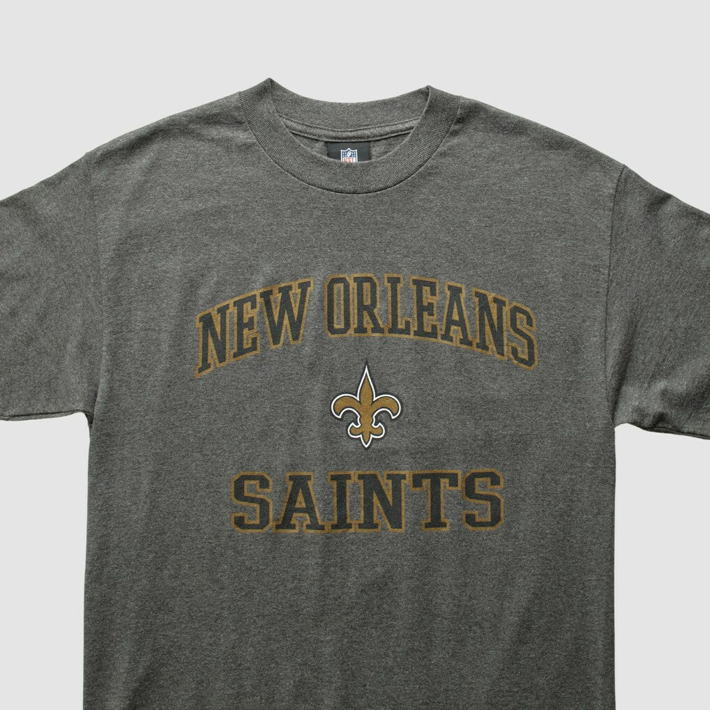 New Orleans Saints NFL 2010s T-shirt - Dark Heather Gray Vintage outlet