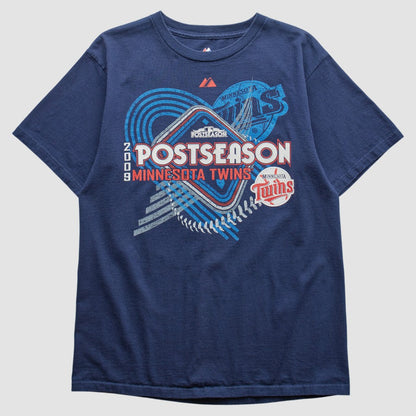 Minnesota Twins Majestic 2009 T-shirt - Navy Vintage