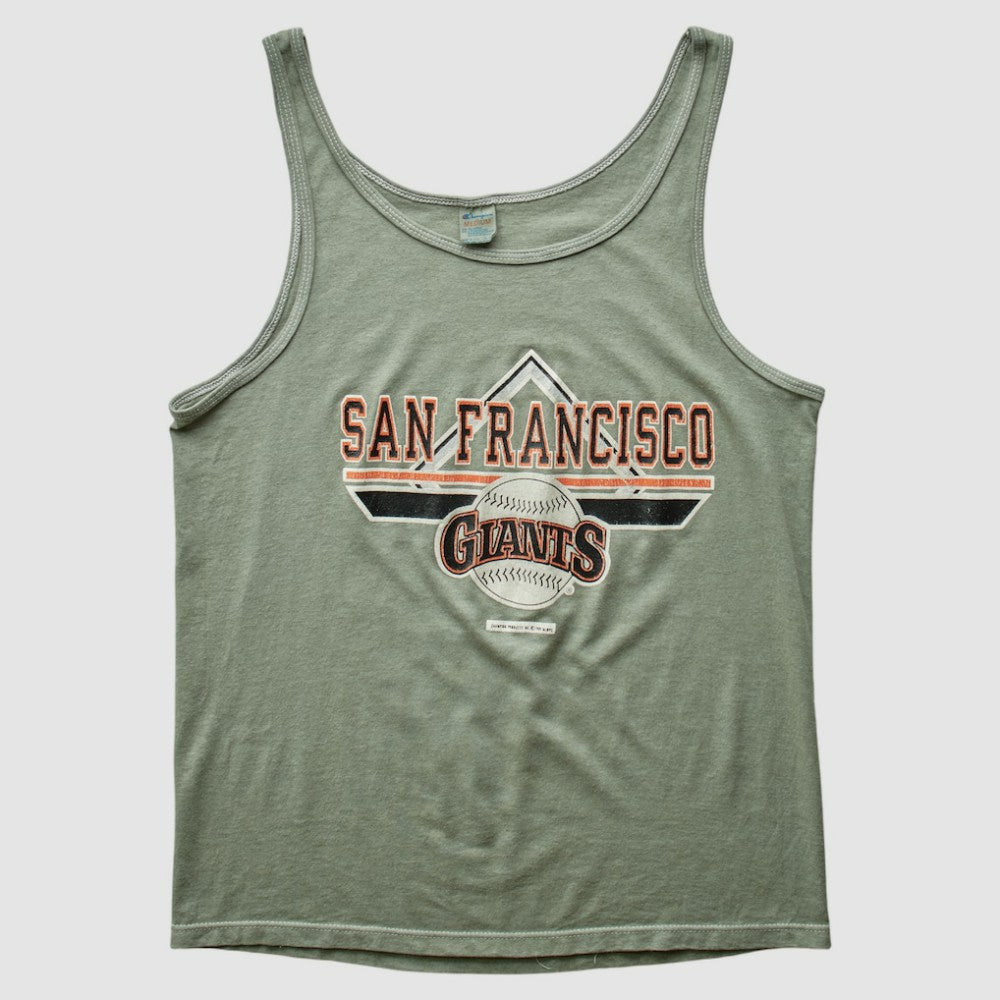 San Francisco Giants Champion 90s Tank - Olive Vintage