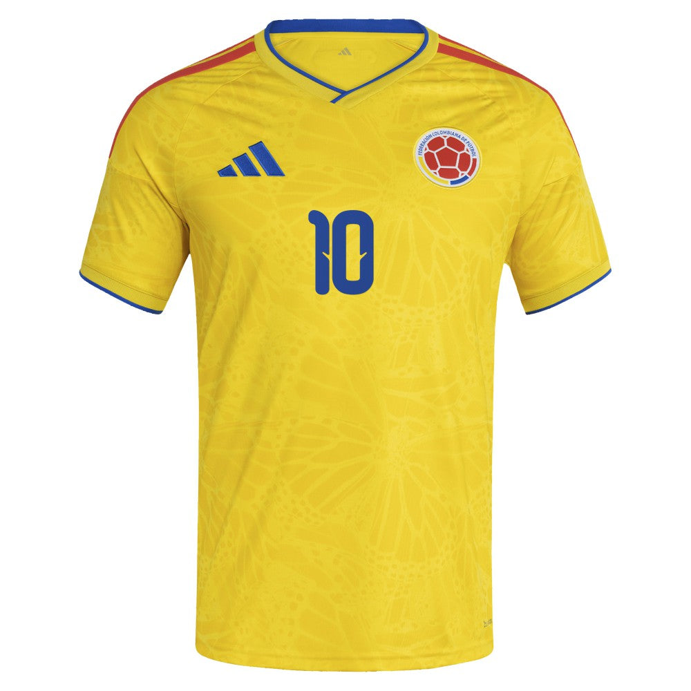 James Rodriguez Colombia National Team 2026 Home Replica Jersey - Yellow | Adidas for sale