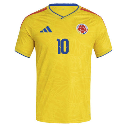 James Rodriguez Colombia National Team 2026 Home Replica Jersey - Yellow | Adidas for sale