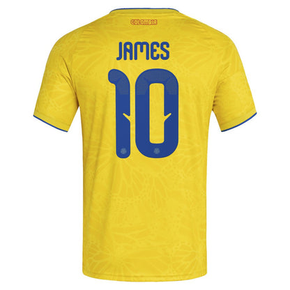 James Rodriguez Colombia National Team 2026 Home Replica Jersey - Yellow | Adidas for sale