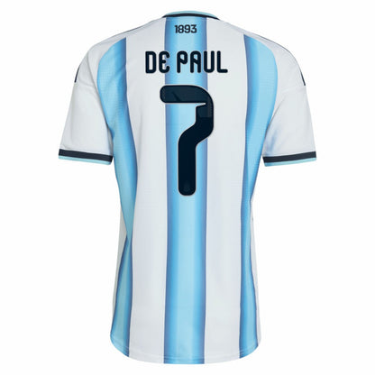 Rodrigo De Paul Argentina National Team 2026 Home Jersey - White | Adidas outlet