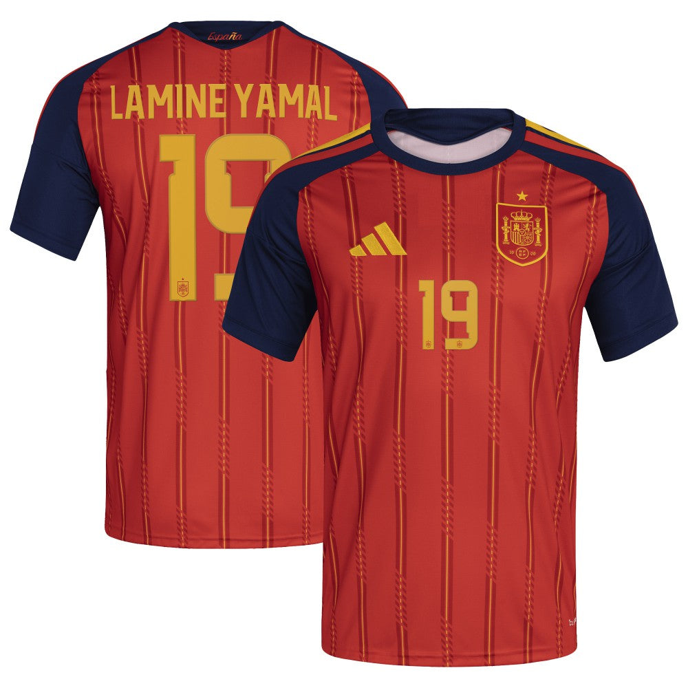 Lamine Yamal Spain National Team 2026 Home Replica Jersey - Red | Adidas outlet