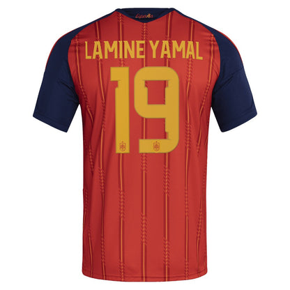 Lamine Yamal Spain National Team 2026 Home Replica Jersey - Red | Adidas outlet