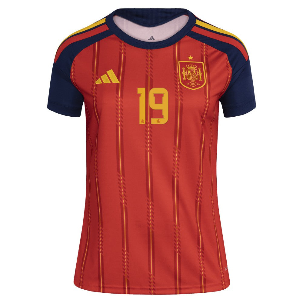 Lamine Yamal Spain National Team Women's 2026 Home Replica Jersey - Red | Adidas sale