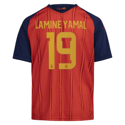 Lamine Yamal Spain National Team Youth 2026 Home Replica Jersey - Red | Adidas online