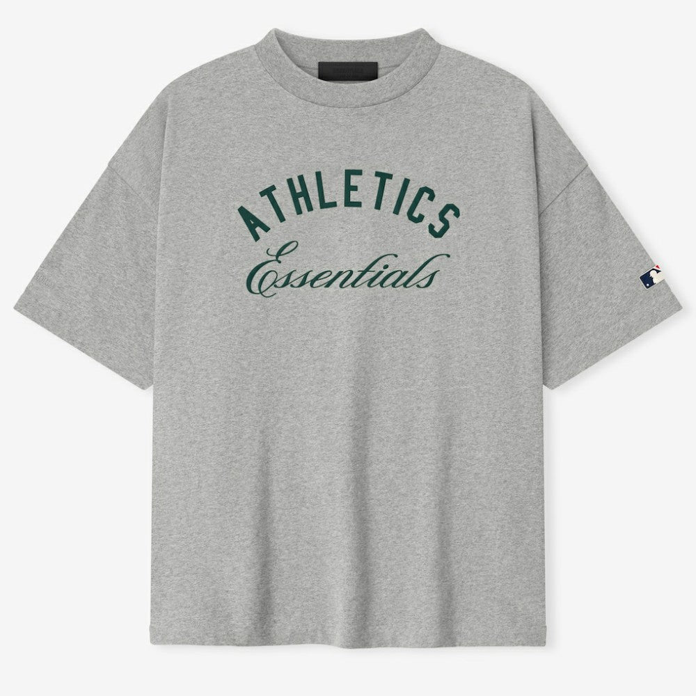 Athletics Fear of God x MLB Unisex 90's T-Shirt - Heather Gray