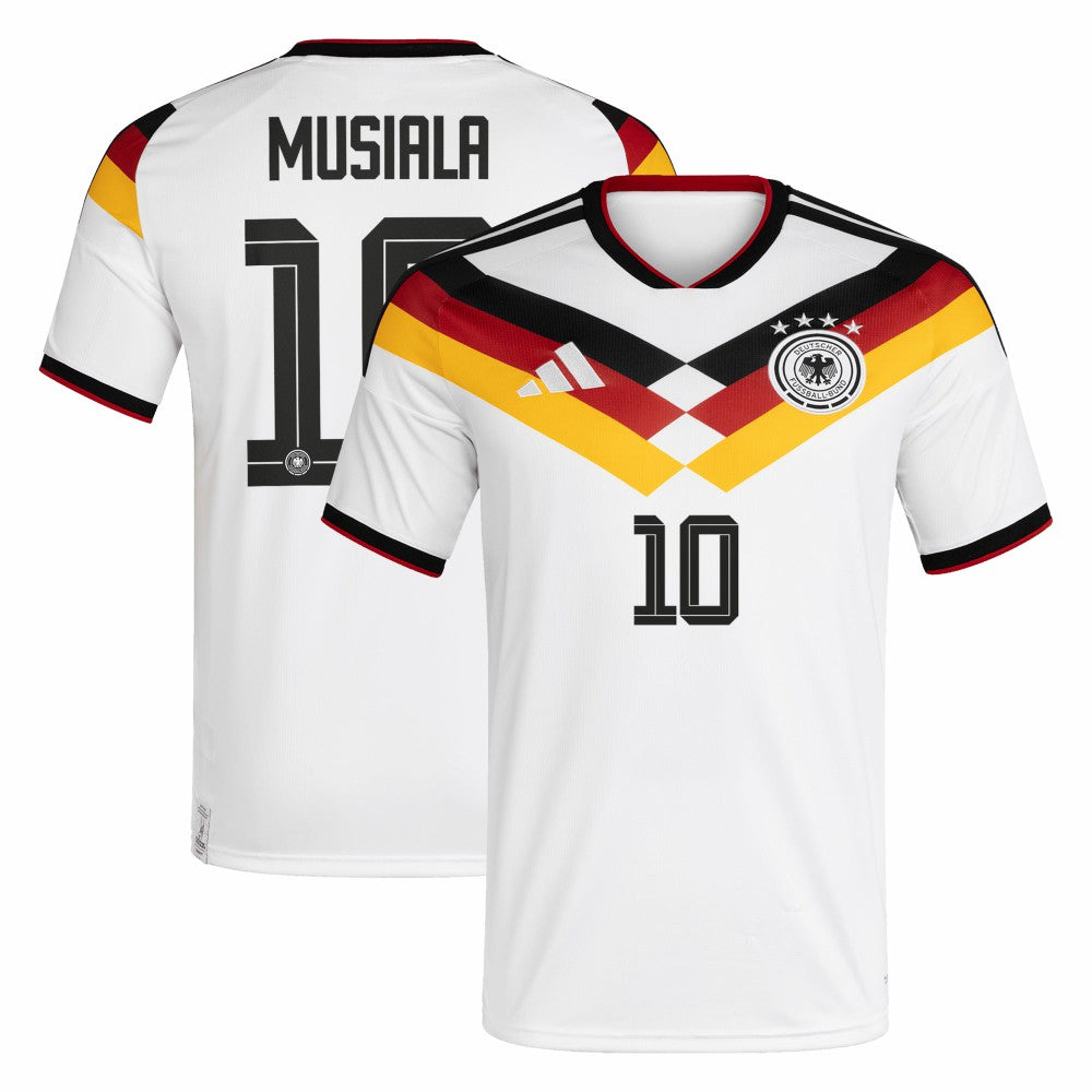 Jamal Musiala Germany National Team 2026 Home Replica Jersey - White | Adidas cheap