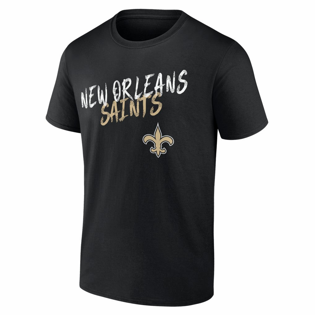 New Orleans Saints Hustle T-Shirt - Black cheap