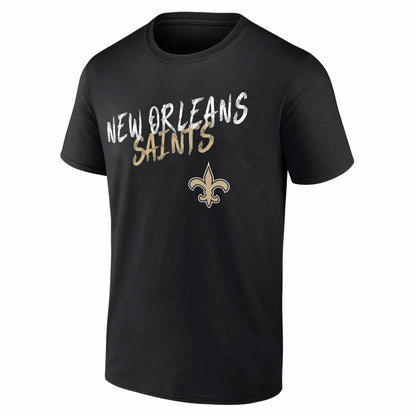 New Orleans Saints Hustle T-Shirt - Black cheap
