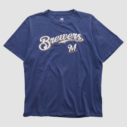 Milwaukee Brewers MLB 2000s T-shirt - Navy Vintage