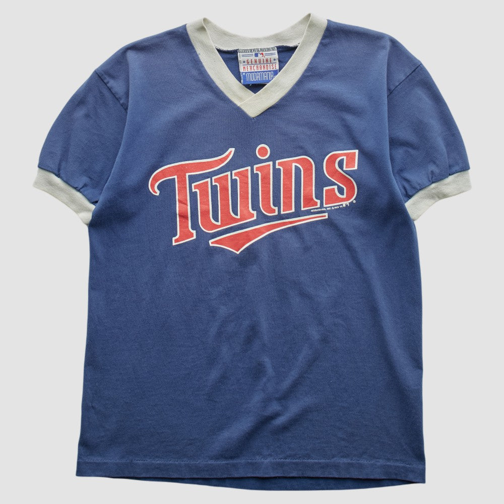 Minnesota Twins MLB Genuine Merchandise 90s T-shirt - Blue Vintage