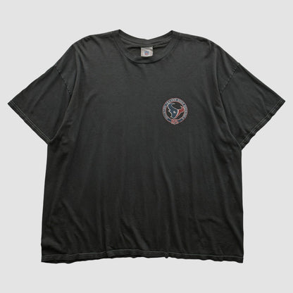 Houston Texans NFL 2000s T-shirt - Charcoal Vintage for sale