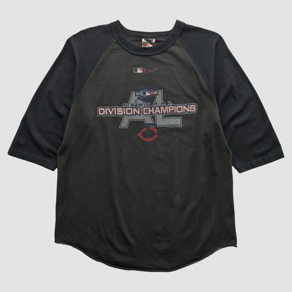 Minnesota Twins Alstyle Apparel 2006 T-shirt - Charcoal Vintage