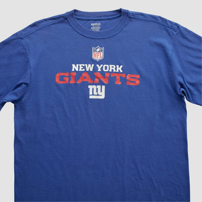 New York Giants Reebok 2000s T-shirt - Blue Vintage on sale