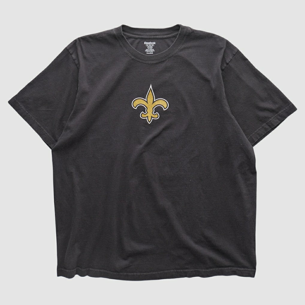 New Orleans Saints Reebok 2000s T-shirt - Black Vintage sale