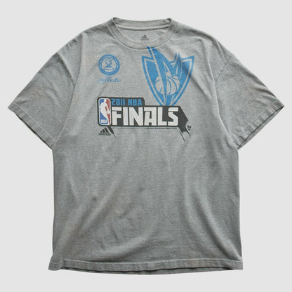 Dallas Mavericks 2011 T-shirt sale - Heather Gray Vintage | Adidas shop