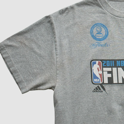 Dallas Mavericks 2011 T-shirt sale - Heather Gray Vintage | Adidas shop