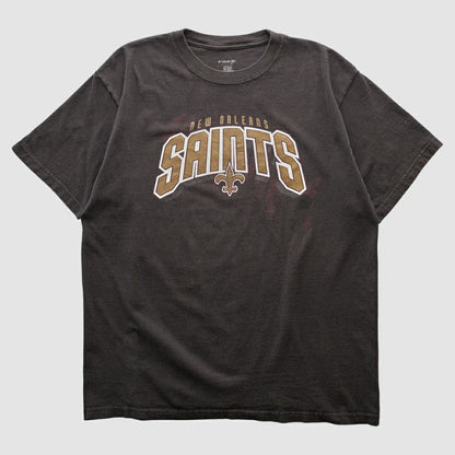 New Orleans Saints Reebok 2000s T-shirt - Black Vintage for sale